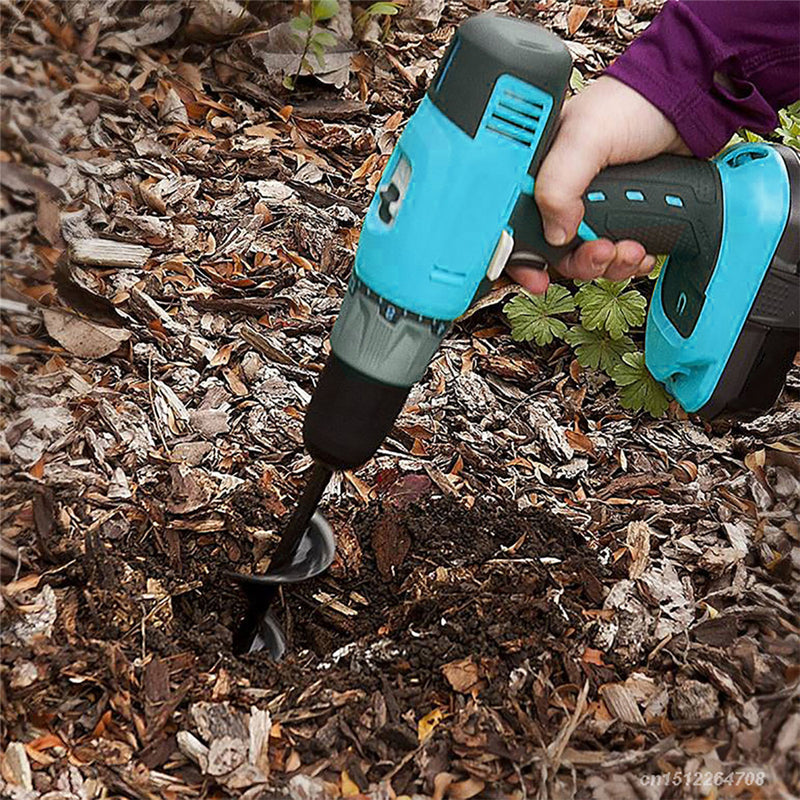 60050mm Garden Auger Earth Planter Drill Bit Post Hole Digger Auger Drill Accessories