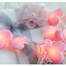 3M Battery Powered Pink Love Heart 20LED Fairy String Holiday Light for Bedroom Home Decoracion