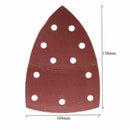5pcs 150x104mm Triangle Sandpaper Mouse Sanding Sheets 40/80/120/180 Grit Sander Pads