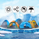 3-4 Person Waterproof Automatic Tent Outdoor Camping Sleeping Tent 210D Oxford Cloth Traveling Beach Tent