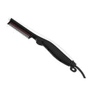 Unisex Electric Beard Straightener Brush Portable Quick Hair Straightening Curling Comb Constant Temperature Negative Ion Hair Styling Tool