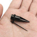 36Pcs 14G-00G Ear Plugs Stretching Expande Screw 316L Stainless Steel Black Set