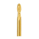 Drillpro 6mm Shank 2 Flutes Ball Nose End Mill Cutter 15/17/22mm Titanium Coated CNC Cutting Tool