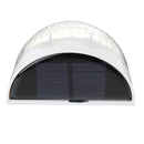 6 LED Solar Power Light Waterproof Warm Light Auto Light Control Outdoor Yard Garden Lawn Wall Lamp