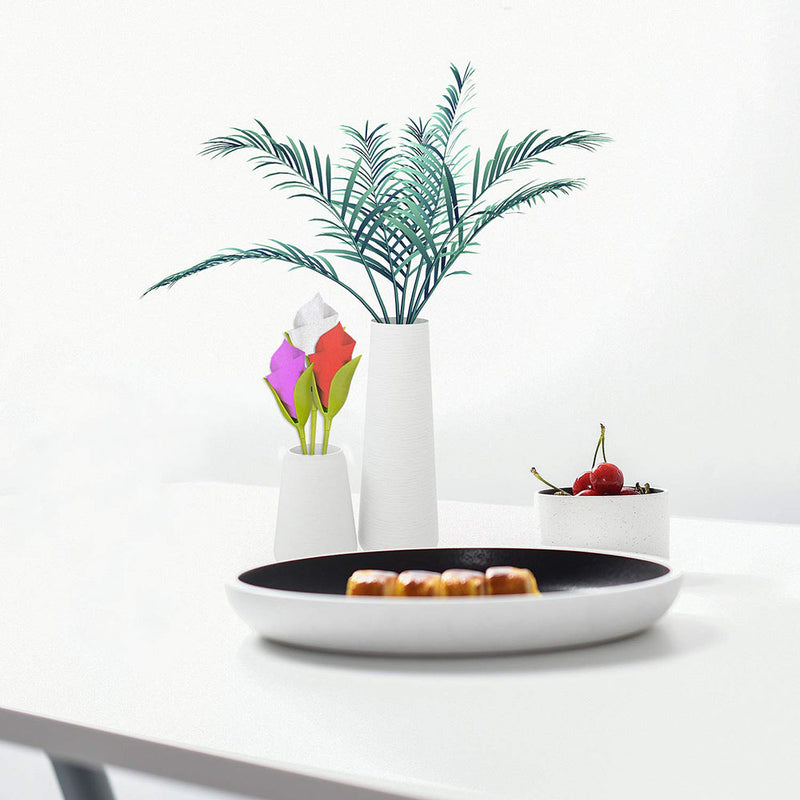 Creative Plastic Bloom Napkin Holder Blooming Flower Buds Serviette Twist Holder Tissue Holder for Table Dinner Party Decorations