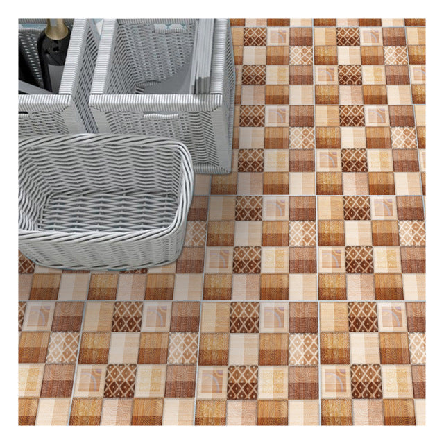 Creative Tile Paste Kitchen Bathroom Floor Art Wall Sticker