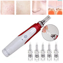Electric Auto Derma Pen Micro Needle Stamp Skin Roller Anti Aging Skin Care Facial Therapy Tool Beauty Machine
