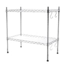 Metal Storage Rack Holder Kitchen Microwave Oven Shelf Organizer Adjustable