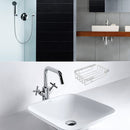 Space Aluminum Square Multifunctional Bathroom Space Saver Storage Soap Box 5 x 4 x 1Inches