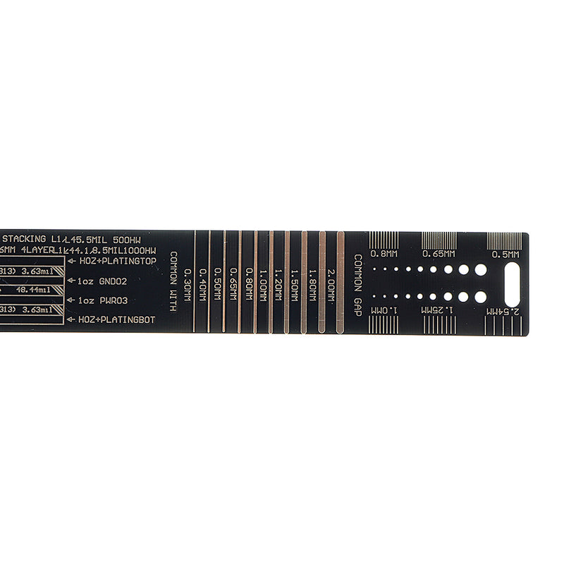 5pcs 25CM PCB Ruler For Electronic Engineers Measuring Tool PCB Reference Ruler Chip IC SMD Diode Transistor Package Electronic