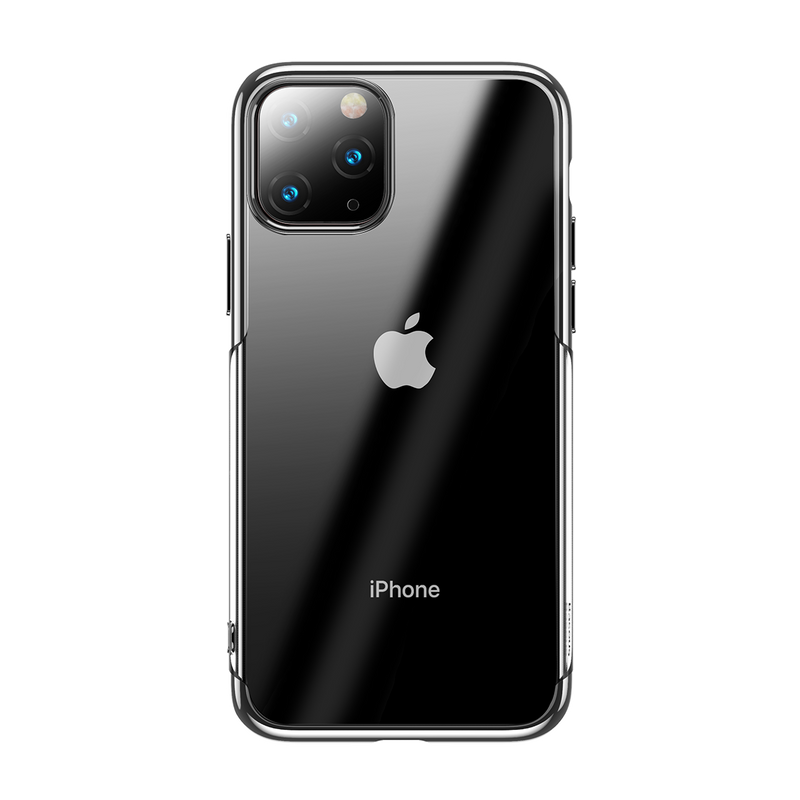 Baseus Luxury Plating Ultra Thin Transparent Soft TPU Protective Case for iPhone 11 Pro Max 6.5 inch