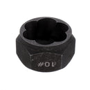 Drillpro 10Pcs Impact Low Profile Damaged Bolt Nut Extractor Remover Socket Tool Set Bolt Nut Screw Removal Socket Wrench
