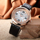 Fashion Women Watch Ladies Rhinestone Leather Analog Quartz Watch