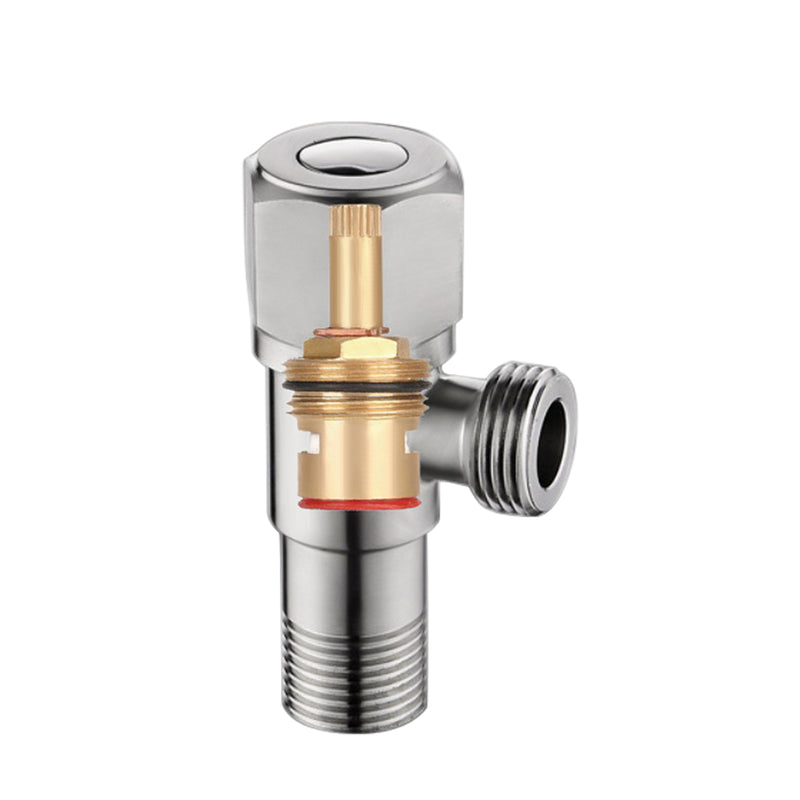 Stainless Steel Angle Valve 1/2" Kitchen Bathroom Toilet Water Faucet Shut Off Valve