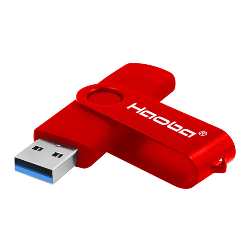HAOBA 32GB Micro USB OTG USB 3.0 High Speed U Disk Flash Drive for Xiaomi Mobile Phone Tablet PC