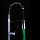 Temperature Control Tri-color Green Blue Red Lights Tap Temperature Sensor Kitchen Faucet