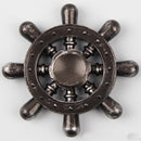 MATEMINCO 3 min Rotating Zinc Alloy Hand Spinner Rudder Hexagonal Fingertip Gyro