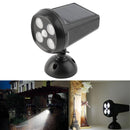 6W Waterproof Solar Powered PIR Motion Sensor Light Outdoor Security Wall Lamp