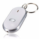 10pcs Whistle Key Finder Keychain Sound LED With Whistle Claps
