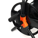 29x26x36cm Portable Black Garden Hose Reel For Hoses 12mm Inner Diameter Hoses Truck