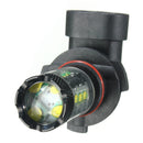 H10 LED Fog Driving Lights Xenon White Bulb Black Aluminum