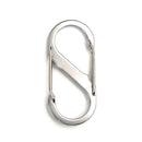 Outdoor Equipment Large S Safety Buckle EDC Stainless Steel Carabiner Climbing Hiking Keychain