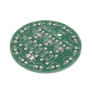 20pcs DIY Yellow LED Round Flash Electronic Production Kit Component Soldering Training Practice Board