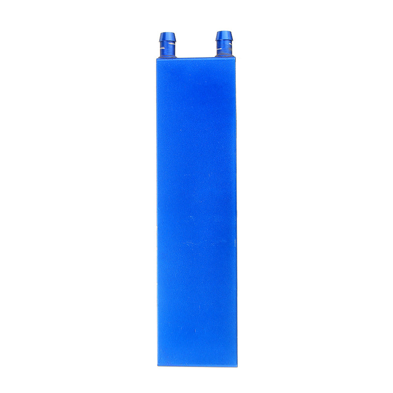 40*160 0.5mm Blue Aluminum Alloy Water Cooling Block Radiator Liquid Cooler Heat Sink Equipment