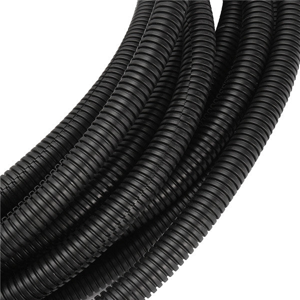 10x13mm Management Convoluted Tubing Wire Split Loom Conduit Cable 10 Meter Length