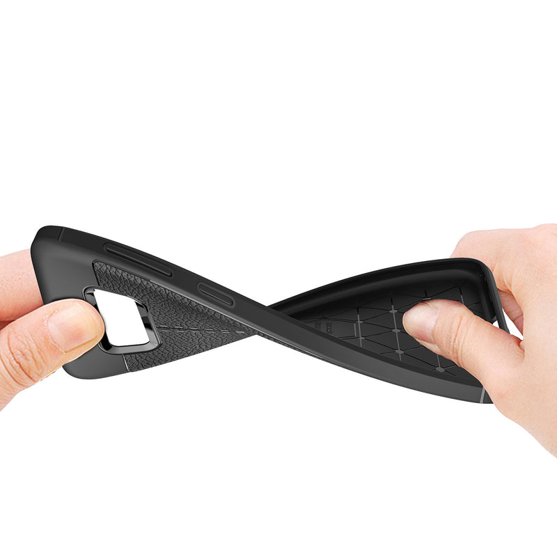 Bakeey Anti Fingerprint Soft TPU Litchi Leather Case Cover for Samsung Galaxy Note 8/S8/S8 Plus