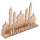 MDF Eid Mubarak Ramadan Islamic Wooden Gift Calendar Sign Tray Decorations