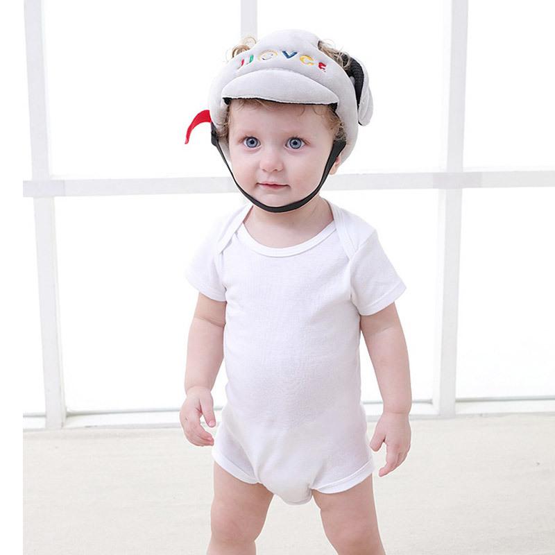 Baby Head Protector Letter Pattern Safety Hat
