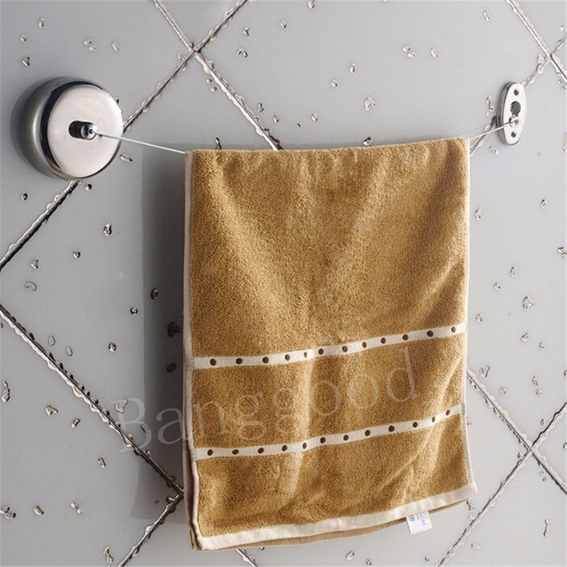 2.5m Stainless Steel Retractable Indoor Clothes Line For Home Hotel