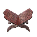 Quran Book Holder Stand Rihal Rehal With Decorations Wooden Small Bookshelf