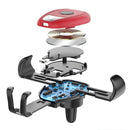 Universal 10W Qi Wireless Fast Charger Gravity Linkage Auto Lock Car Stand Phone Holder for iPhone X Xs