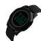 SKMEI 1206 LED Fashion Male Female EL Light 50M Waterproof Digital Watch
