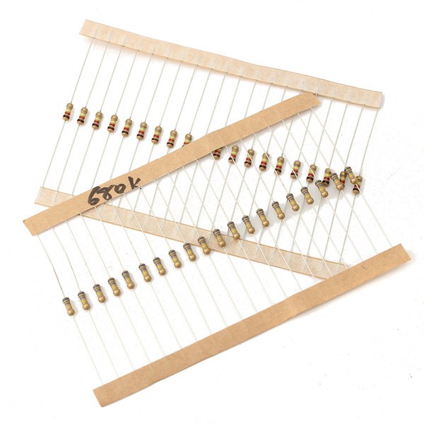 2000pcs 100 Value 1/4W Carbon Film Resistor KIT0155 Assortment Box Kit 20pcs Each Value