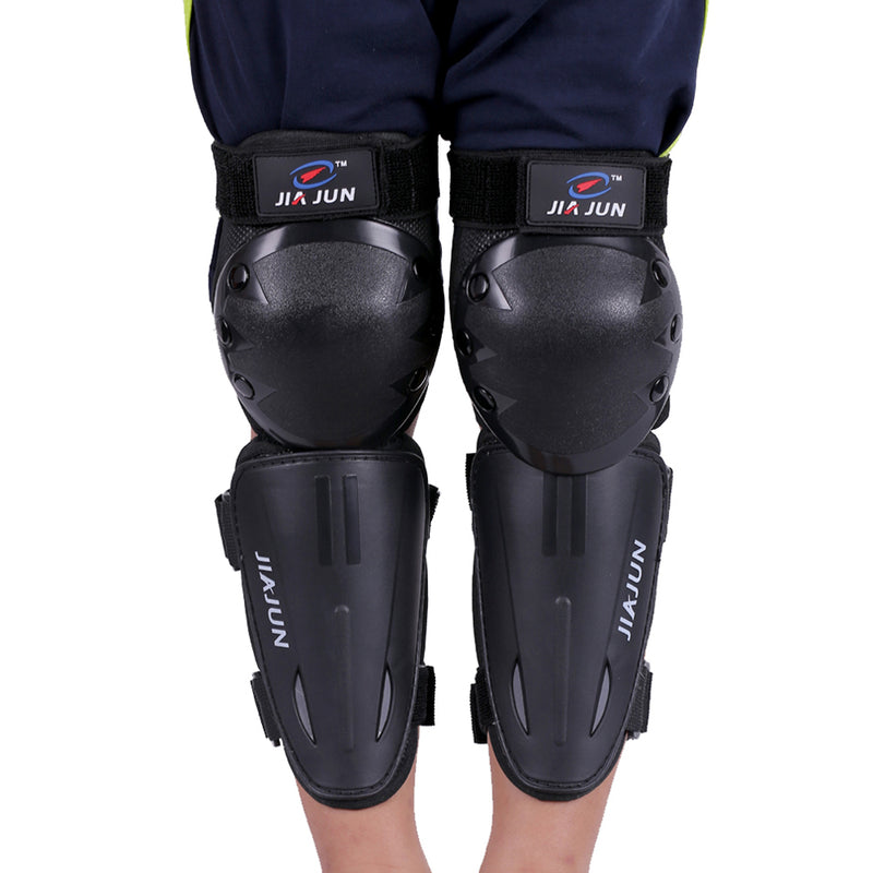 JIAJUN 4 Pieces Armor Kids Knee Pad Elbow Guard Motorbike Racing Stainless Steel Riding Protective