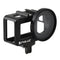 PULUZ PU393B Aluminum Alloy Protective Shell Case Frame with UV Lens Filter for DJI OSMO Action Sports Camera