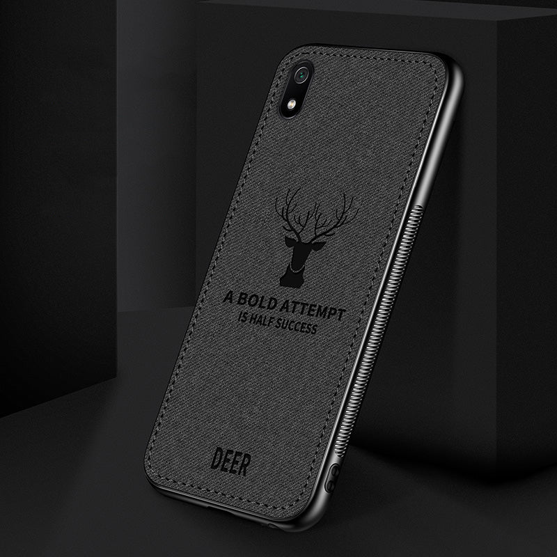 BAKEEY Deer Classic Canvas Cloth Shockproof Protective Case for Xiaomi Redmi 7A