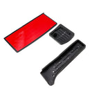 3Pcs Car Interior Gas Brake Pedal Pad Footrest Cover Aluminum Alloy for Alfa Romeo Giulia 2017 2018
