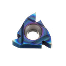 Drillpro 10pcs HRC45 Blue Nano 16ER AG60 Carbide Insert External Threading Insert