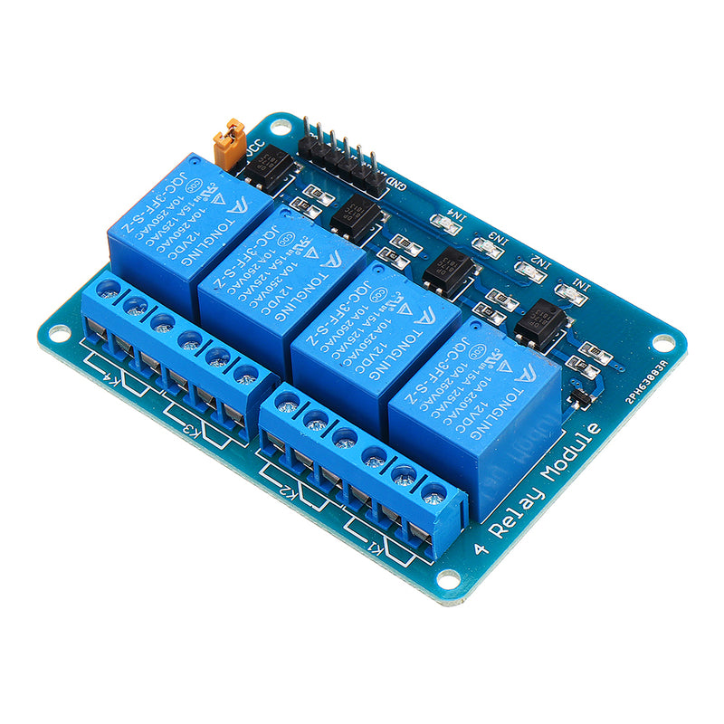Geekcreit 12V 4 Channel Relay Module PIC ARM DSP AVR MSP430