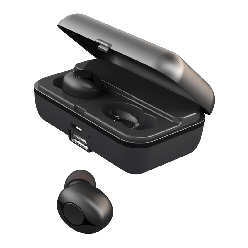 F9 TWS Dual bluetooth 5.0 Wireless Stereo Earphone IPX5 Waterproof Button Touch Auto Pair Gaming Headphone with 2000mAh Power Bank for Xiaomi