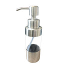 SH152 Transparent Stainless Steel Emulsion Bottle Organizer Toilet Soap Hand Liquid Bottle Soap Dispenser