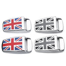 2Pcs Union Jack Windshield Washer Wiper Water Spray Nozzle Cover For Mini Cooper