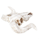 Wall Hanging Resin Ram Skull Ornament Sheep Head Animal Art Sculpture Decorations