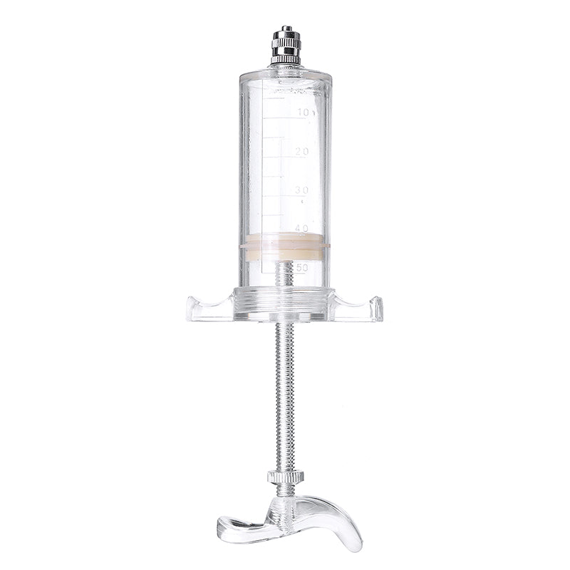 50cc Re-usable Injector Livestock Sheep Goat Cattle Drencher Adjust Dose Syringe