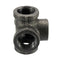 1/2" 3/4" 1" 5 Way Pipe Fitting Malleable Iron Black Outlet Cross Female Tube Connector