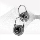 Smart Fingerprint Door Lock Padlock USB Charging Keyless Anti Theft Travel Luggage Drawer Safety Lock Escape Room Lock 0.5 Second Unlock IP65 Waterproof